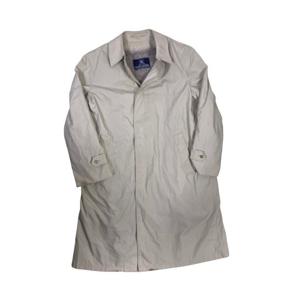 Kuppenheimer Other - Vintage Kuppenheimer Fur Lined Trench Chore Coat Beige Men’s 44/Large Tall